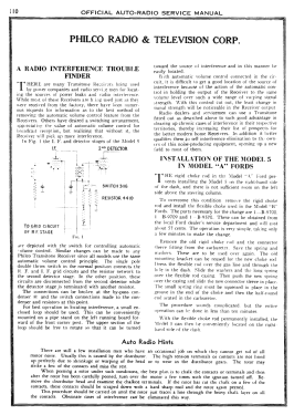 5 Code 121; Philco, Philadelphia (ID = 2896972) Car Radio