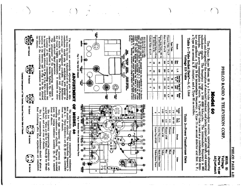 60B ; Philco, Philadelphia (ID = 2328413) Radio