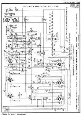 643B ; Philco, Philadelphia (ID = 2863456) Radio