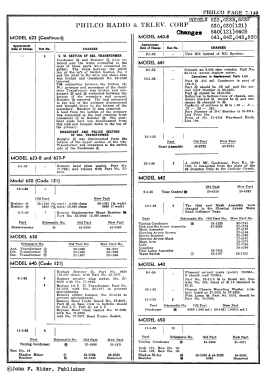 643B ; Philco, Philadelphia (ID = 2864451) Radio