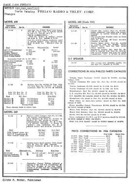 660X ; Philco, Philadelphia (ID = 2864470) Radio