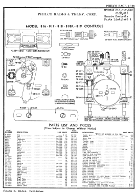 817 ; Philco, Philadelphia (ID = 2864339) Car Radio