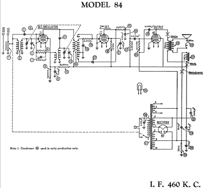 84B ; Philco, Philadelphia (ID = 520248) Radio