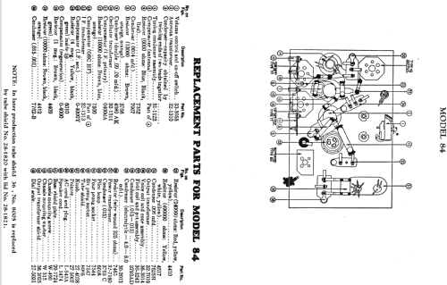 84B ; Philco, Philadelphia (ID = 520249) Radio