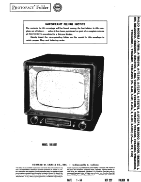 A-T1816 Ch= 81, H-1; Philco, Philadelphia (ID = 2859392) Television