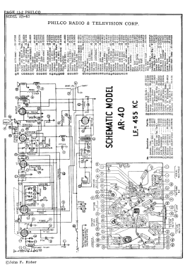 AR-40 ; Philco, Philadelphia (ID = 2878644) Car Radio