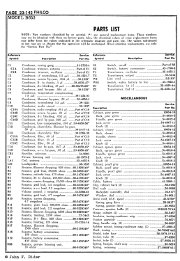 B652 ; Philco, Philadelphia (ID = 2891949) Radio