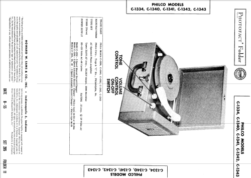 C-1334 ; Philco, Philadelphia (ID = 528061) Ampl/Mixer