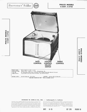 C-1347 Automatic Record Changer; Philco, Philadelphia (ID = 2903584) Enrég.-R