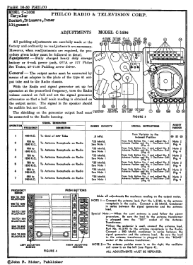 C-1606 Chrysler; Philco, Philadelphia (ID = 2870314) Car Radio