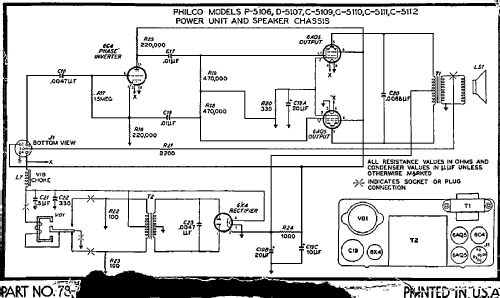 C-5112 ; Philco, Philadelphia (ID = 2519271) Autoradio