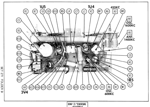 C-663 Code 121; Philco, Philadelphia (ID = 523391) Radio