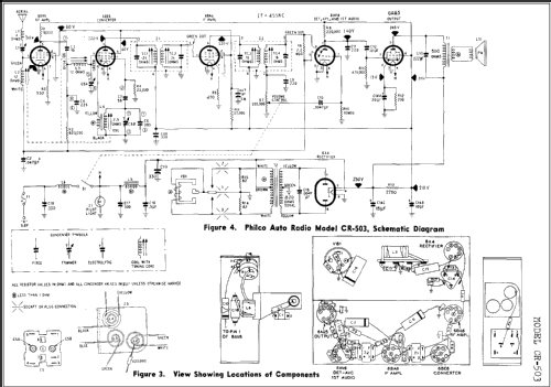 CR-503 ; Philco, Philadelphia (ID = 234359) Car Radio