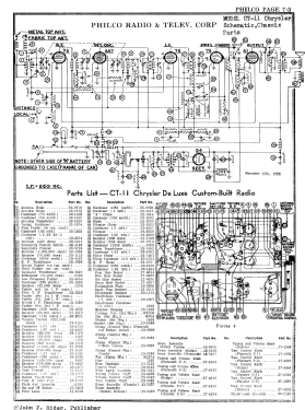 CT-11 Chrysler; Philco, Philadelphia (ID = 2861188) Car Radio