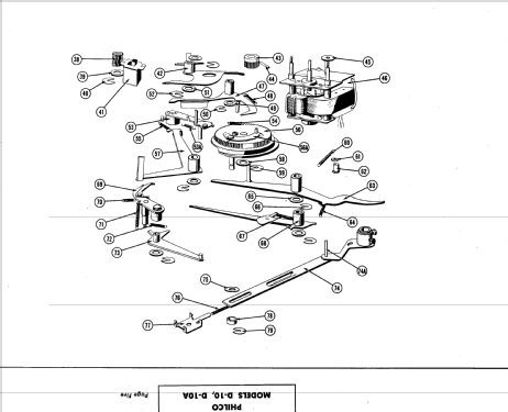 D-10A Automatic Record Changer; Philco, Philadelphia (ID = 628186) R-Player