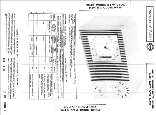 D-579 55-579; Philco, Philadelphia (ID = 2369747) Radio