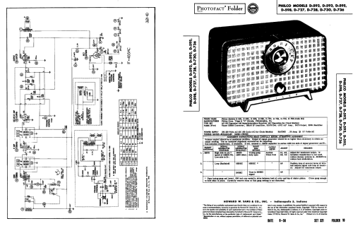 D-598 ; Philco, Philadelphia (ID = 1155201) Radio