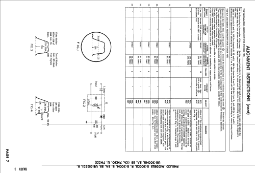 E3034SA Ch= 7H22; Philco, Philadelphia (ID = 2460063) Television