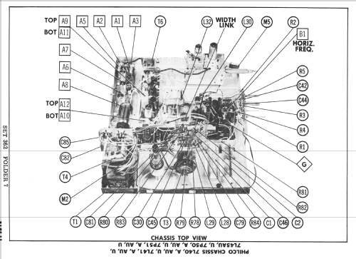 E6204M Ch= 7P50A; Philco, Philadelphia (ID = 2389809) Television