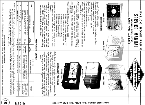 F-752 ; Philco, Philadelphia (ID = 1168438) Radio