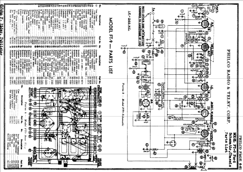 FT-9 Ford; Philco, Philadelphia (ID = 510849) Car Radio
