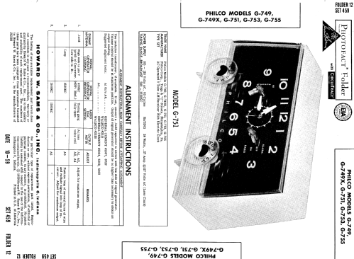 G-755 ; Philco, Philadelphia (ID = 593560) Radio