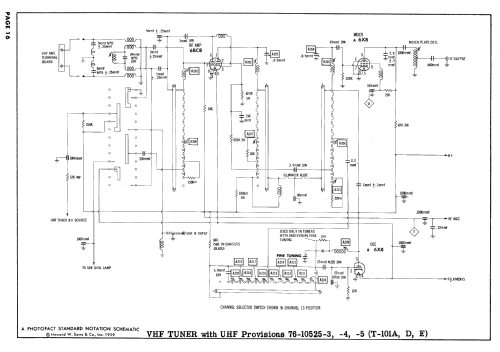 H3412L Ch= 10L43; Philco, Philadelphia (ID = 635593) Television