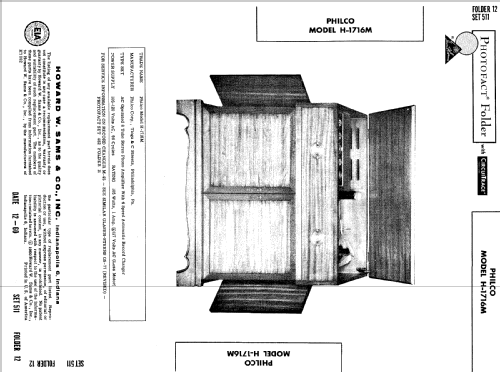 H-1716 ; Philco, Philadelphia (ID = 501613) Enrég.-R