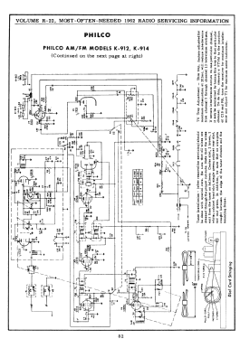 K-912WH ; Philco, Philadelphia (ID = 2894933) Radio