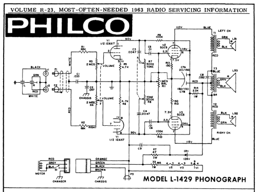 L-1429 ; Philco, Philadelphia (ID = 173864) Sonido-V