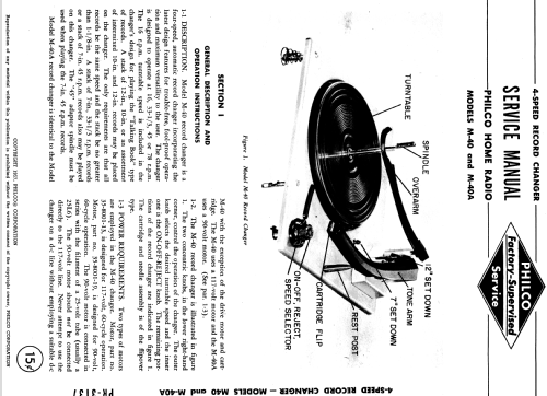 M-40A ; Philco, Philadelphia (ID = 1177069) R-Player