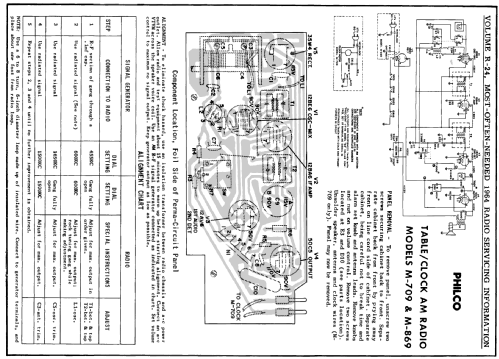 M-709 ; Philco, Philadelphia (ID = 180932) Radio