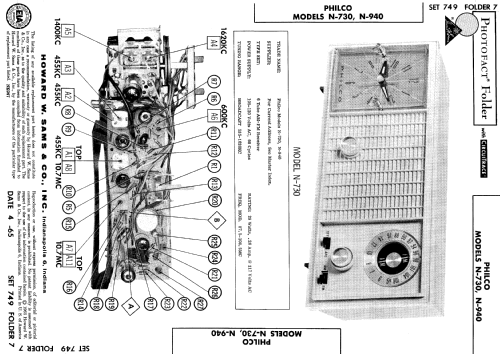 N-730 ; Philco, Philadelphia (ID = 529356) Radio