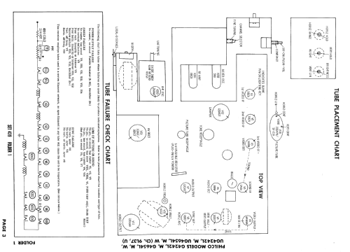 Predicta Holiday G4242L Ch= 9L37; Philco, Philadelphia (ID = 879772) Television