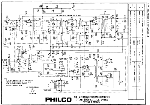 S771WH ; Philco, Philadelphia (ID = 207637) Radio