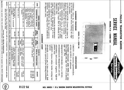 T-5 Code 124; Philco, Philadelphia (ID = 1179087) Radio