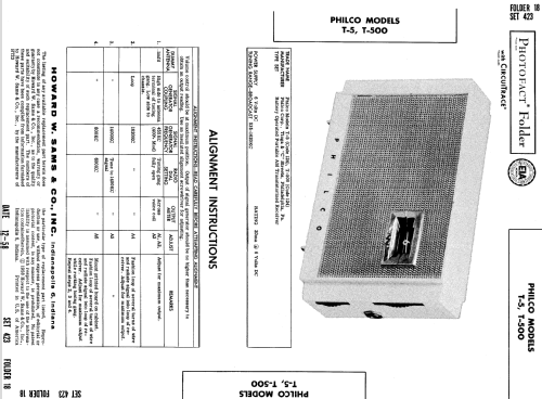 T-5 Code 124; Philco, Philadelphia (ID = 745931) Radio