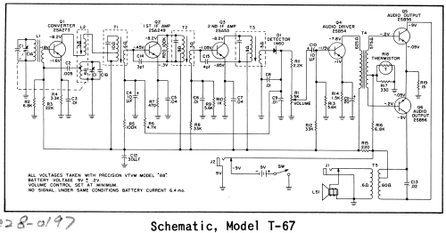 6 Transistor T-67 ; Philco, Philadelphia (ID = 1917561) Radio