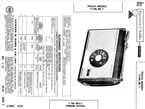 T-76T ; Philco, Philadelphia (ID = 681448) Radio