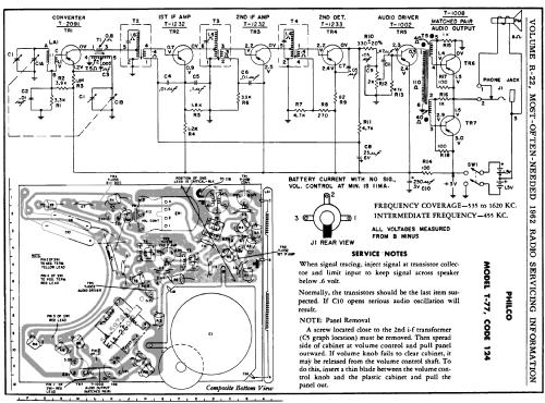 T-77AQ Code 124; Philco, Philadelphia (ID = 160979) Radio