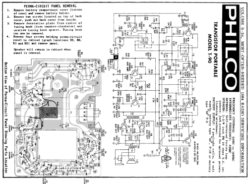 T-90 ; Philco, Philadelphia (ID = 180928) Radio