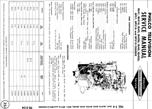 UC4210X-41 Ch= 8L41CU; Philco, Philadelphia (ID = 1168347) Televisore