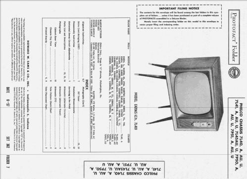 UE6602L Ch= TP51; Philco, Philadelphia (ID = 2391766) Television