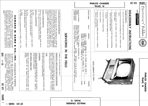 UG4658SL Ch= 9L60U; Philco, Philadelphia (ID = 934508) Fernseh-E