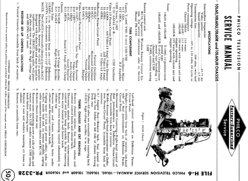 UH4686S Ch= 10L60U; Philco, Philadelphia (ID = 1165157) Televisore