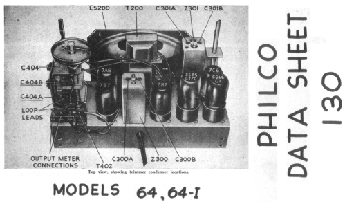 64 ; Philco Products Ltd. (ID = 2743389) Radio