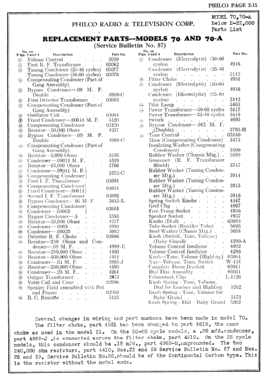 70 ; Philco Products Ltd. (ID = 2808236) Radio