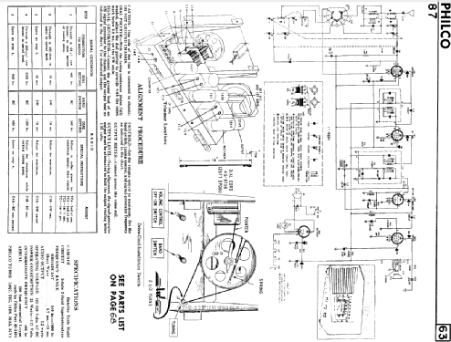 87 ; Philco Products Ltd. (ID = 2152251) Radio