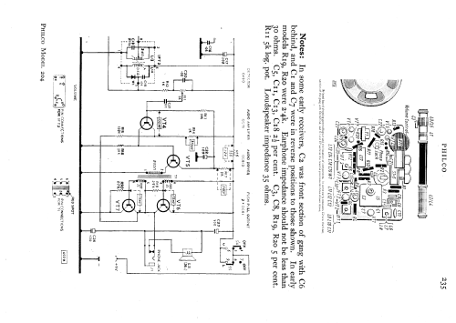 204; Philco Radio & (ID = 721211) Radio