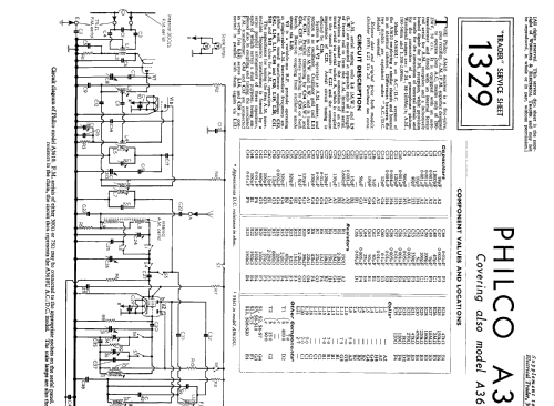 A3610; Philco Radio & (ID = 2317835) Radio